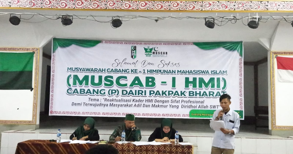 HMI pemkot aceh jaya Gelar Musyawarah Cabang